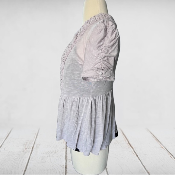 Kimchi Blue Ruched Open Front Cardigan - Picture 5 of 7